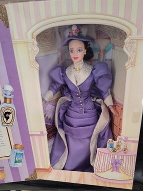 Vintage 1997 Purple Victorian Doll in Lavender Gown
